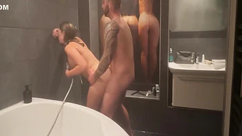 Hungover Lazy Fuck In The Shower