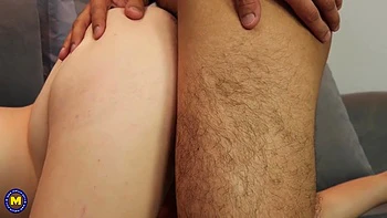 Mature Nicola Is Cheating With Her Stepson As Her Man Is At Work