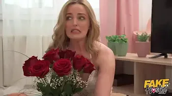 Fake Hostel - Micro Penis guy grows 8 inches with Dick Growing Spray and gets into a threesome with horny Australian blonde babe and Euro brunette girl with plump ass and pumps them with his new big dick