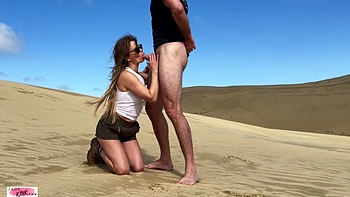 Lost girl fucked by stranger in middle of the desert