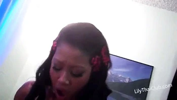 Big Tits Asian POV Blowjob and Hard Fuck ft. Lily Thai: Cowgirl, Hardcore  Handjob Porn