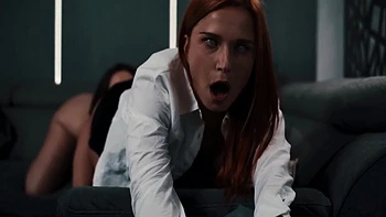 Mind Control And Amirah Adara - Lesbian Master And Slave - Parasited Brunette Boss Fucks Redhead Maid