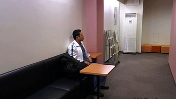 A Daring Japanese Housekeeper At The Theater Room