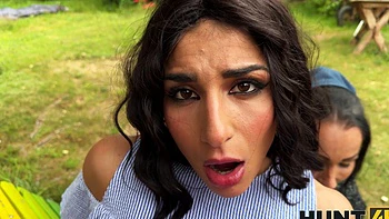 Denis Marti and Lola Danger enjoy passionate sex in the open air