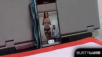 Cam Model Anissa Kate Records Office DP Gangbang for Fans