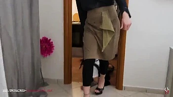 Italian Mistress Kaitlyn Katsaros Strapon Face Fuck - Lesbian Domination & Cum Covered Sex