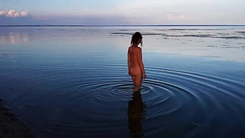 Natella Dance Nude River Bathing Outdoor - Amateur MILF StepMom Small Tits Posing