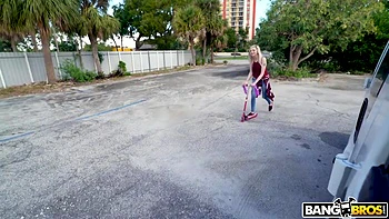 Horny 19 Year Old Hops on The Bus