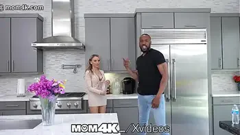 MOM4K Blonde step Mom Fucks Sons Huge BBC Buddy During Fight Night