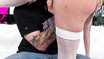 Horny Nade Nasty and Cami Strella at handjob sex