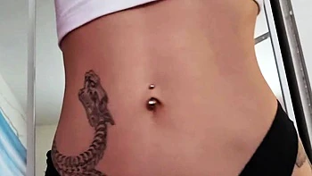 Sexy teen ebony solo toy masturbation