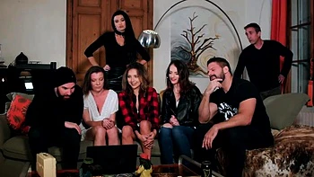 Desperate cougars want a big cock to make a group sex