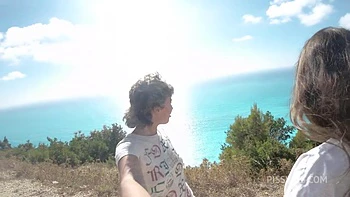 Wetting Ck Panties On The Hike