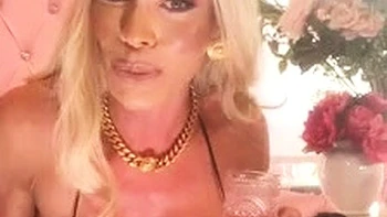 Glam Mia Isabella Close Up With TS Friend