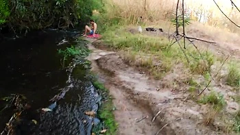 Waterfall Sex with Stranger - Outdoor Blowjob & Eating Pussy in Jungle 4K