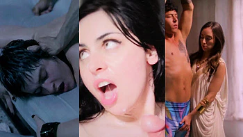 Sheer Bangers Orgy: Blowjob, Doggy Style & Interracial Sex with Curved Marvin and Muriel La Roja