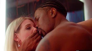 Isiah Maxwell and Nikki Sweet in sensual interracial action with a happy ending