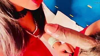 Young Indian Girl Gets Deep Blowjob and Hard Fuck from Bad Santa - Mahi 2224 Homemade Sex