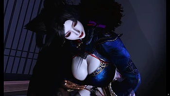 3D Hot Cosplay Slut Wearing Sexy Dress Got Fucked by BBC