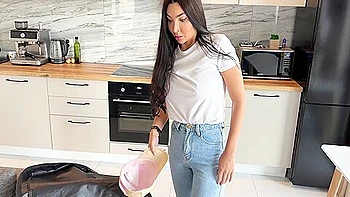 Naughty Delivery Girl Handles Tantaly Package Roughly And Lets Me Fuck Her Tight Pussy