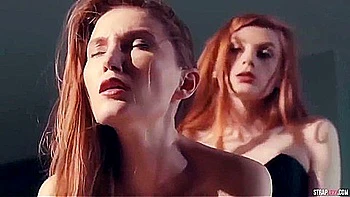 Nasty Redhead Lesbians Strapon Foot Fetish