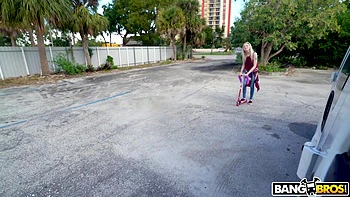 Horny 19 Year Old Hops on The Bus