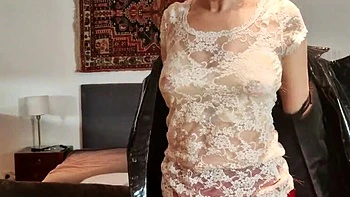 Amateur MILF Wanilianna Plays With Her Cunt In Satin Stockings - Best Friends HD Pussy Close Up