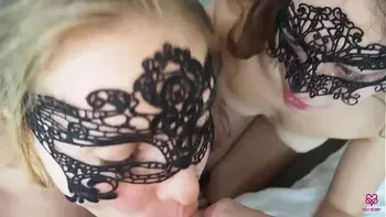 Sweet double blowjob with two sweet girls (Short version)