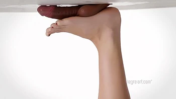 Redhead Teen 18+ - Handjob Massage