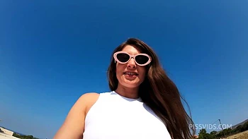 Talia Wetting Her Jeans And Panties On A Afternoon Walk