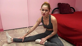 Young couple Sage Fox and Logan Drake enjoy romantic pov blowjob