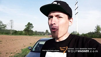 Wolf Wagner Com featuring Ashley Cumstar's gagging clip