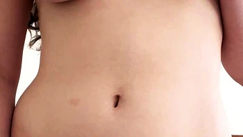 Amateur busty brunette masturbates and does hand job