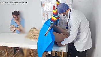 Step Mom Takes Teen Stepdaughter To First Gyno Exam - Redhead Fanny Squirting & Medical Fetish