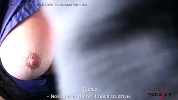 BBW Slut Gets Spit Roasted in Van - Obese Czech Adventure with Big Ass