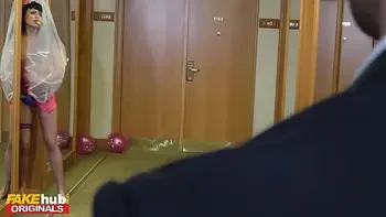 FAKEhub - Bride Not To Be Sonya Durganova cheats on her future husband in a hotel while on Hen Do with French business man with big cock