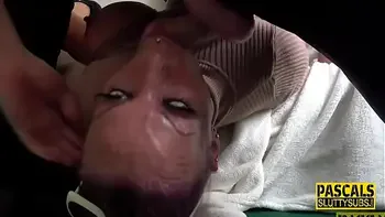 Tattooed submissive milf with big tits