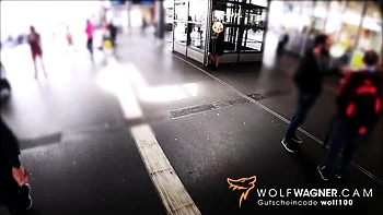 Harleen Van Hynten and Berlin's public cumshot xxx by Wolf Wagner Com