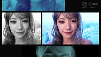 Heiße asiatische Schönheit fickt und küsst mit Zunge