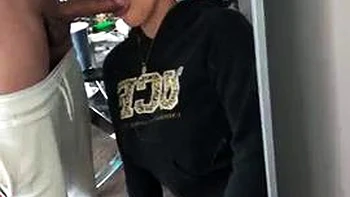 Любительский минет и жесткий ручной в POV