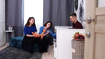 Trío duro con Darcy Dark y Kristi