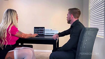 Giving My Slutty Secretary A Creampie In The Office! Stephanie Love And Steve Rickz