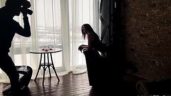 Exotic brunette hardcore foot fetish fuck