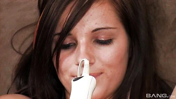 Passionate doggy style fuck with a long-legged brunette Madison Spears