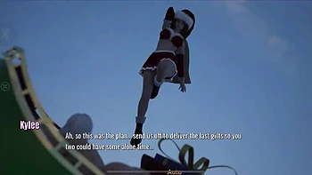 Christmas Blowjob Special with Stepmom - Big Natural Tits & Heart Problems