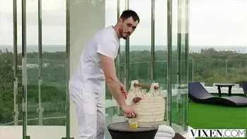 VIXEN Vacationing Nancy craves more than a simple massage