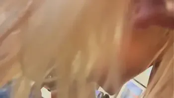 Sexy MILF Stripper Stephanie Love Cums Hard on Fan