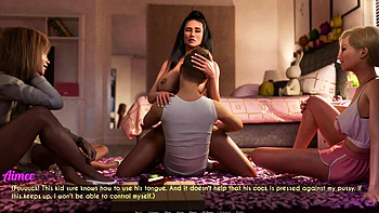 Hot Wife and Stepmom Join Orgy - Anal Gangbang with Big Ass MILF - 3D Animation Sex