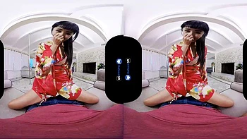Compilado VR asiático: chupada e cowgirl em POV