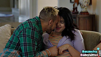 Big ass babysitter pounded by BBC